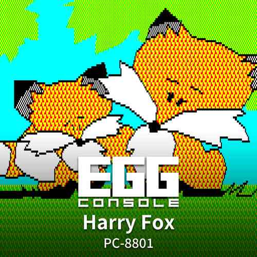 EGG Console Harry Fox - Tampilan gameplay klasik PC-8801