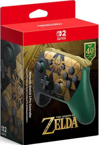 Nintendo Switch 2 Pro Controller - The Legend of Zelda 40th