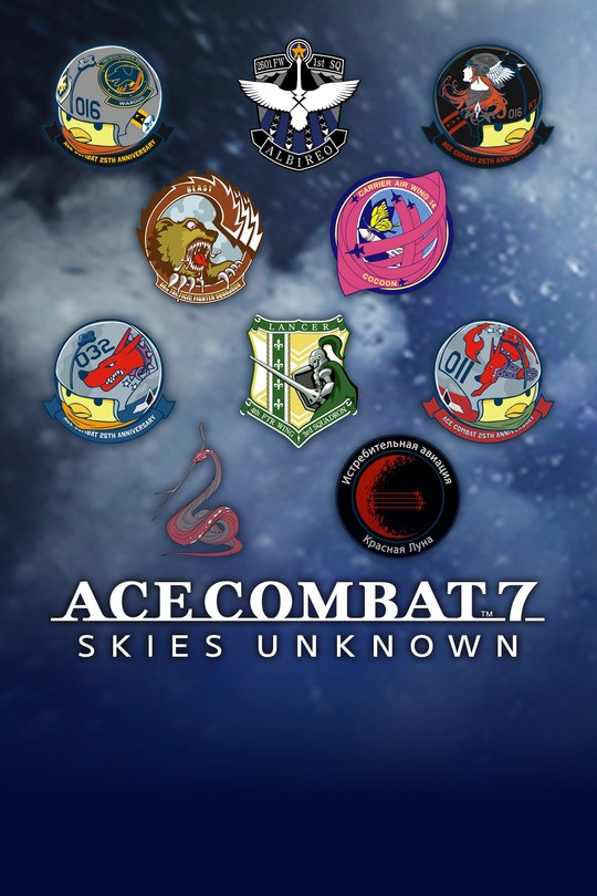 ACE COMBAT 7: SKIES UNKNOWN - 25th Anniversary Emblem Set II