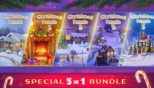 Christmas Puzzle 5-in-1 Bundle