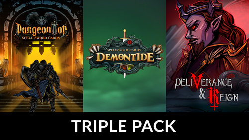 Deckbuilder Triple Pack: Deliverance & Reign + DungeonTop + Demontide
