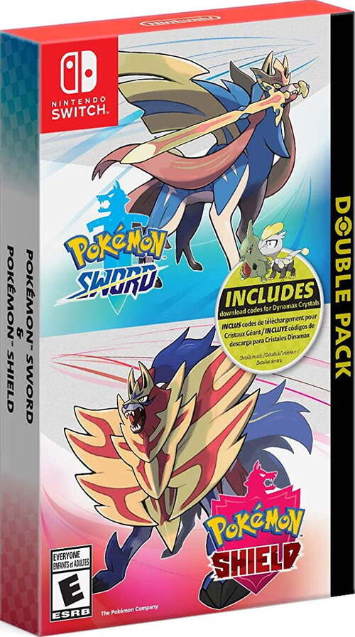 Pokémon Sword and Pokémon Shield Double Pack | Deku Deals